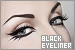 Eyeliner: Black